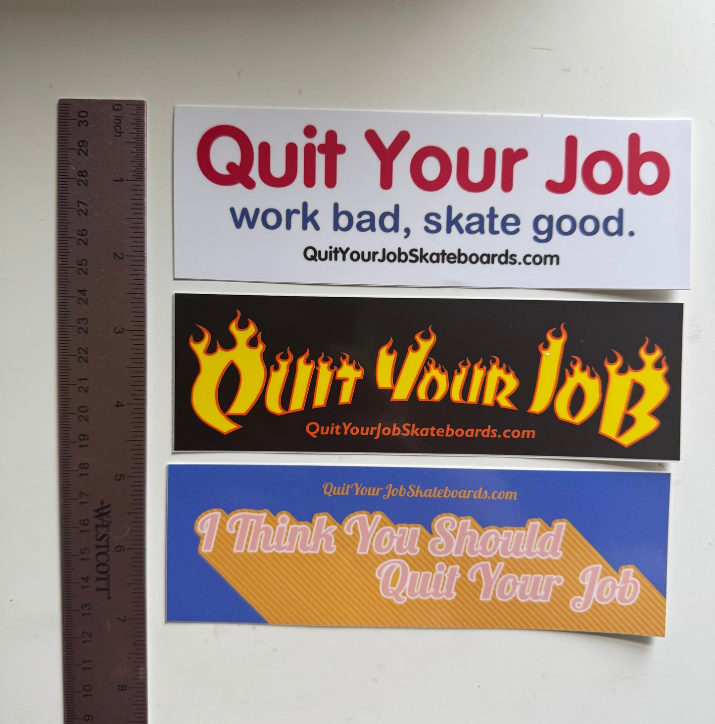 Quit Your Job Sticker Pack – 3 Piece Set