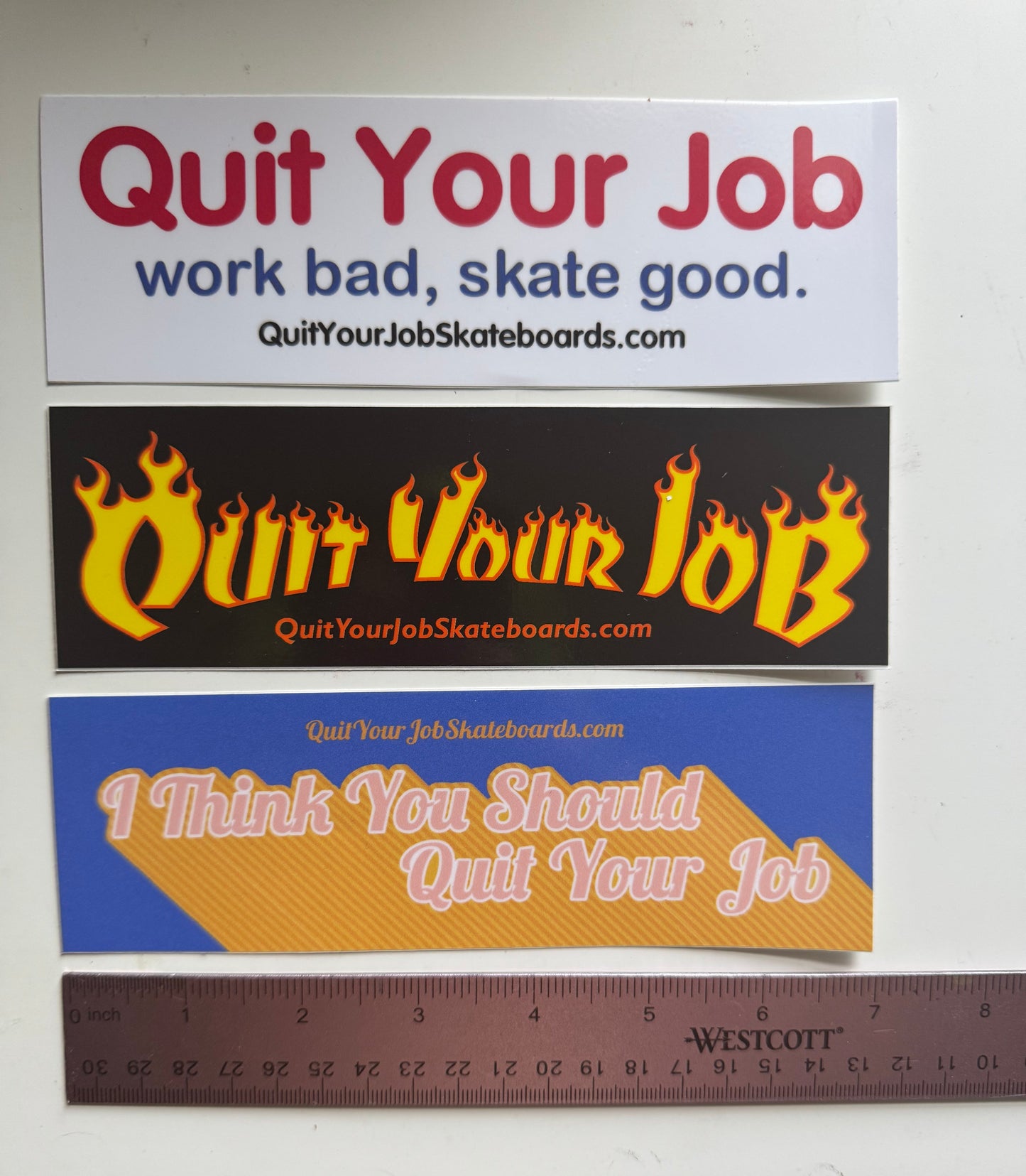 Quit Your Job Sticker Pack – 3 Piece Set