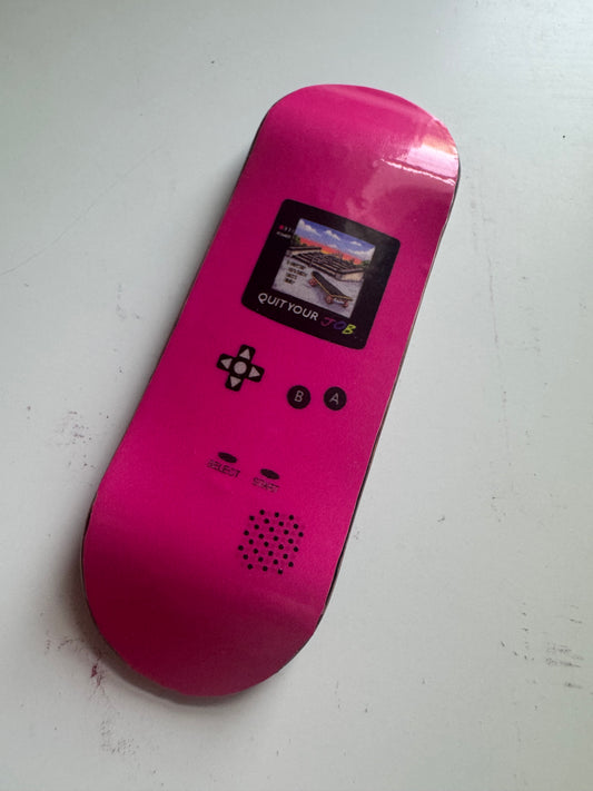 Pink Berry Retro Console Fingerboard Kit – 100 x 32mm